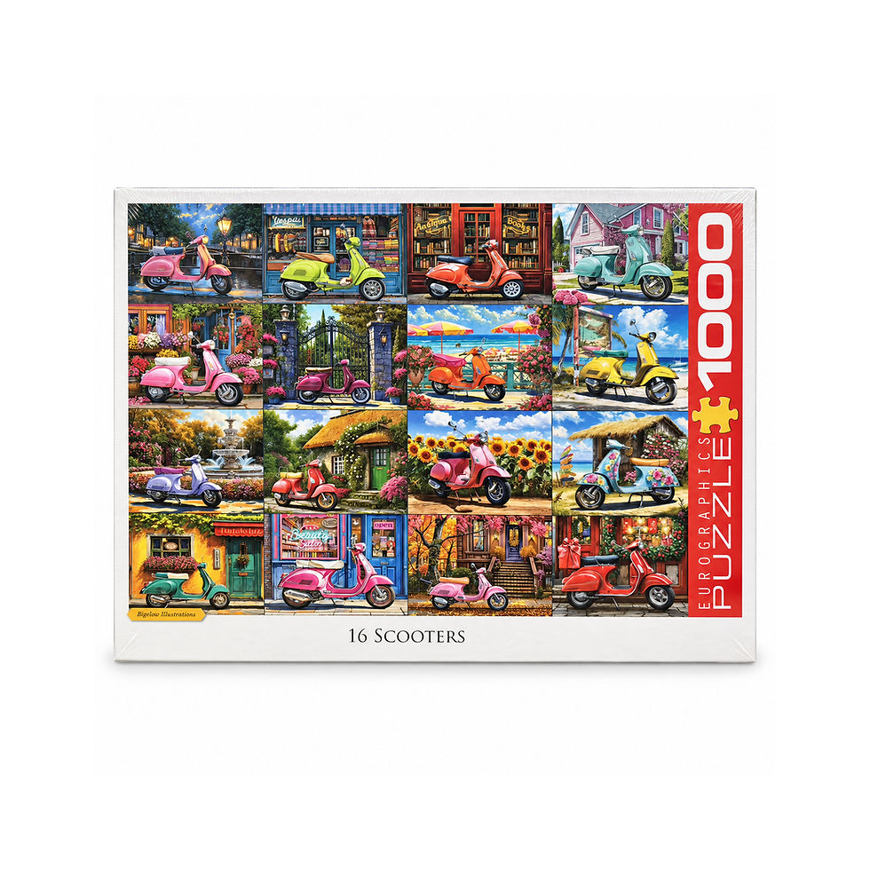 Thumbnail: Eurographics 16 Scooters 1000-Piece Jigsaw Puzzle