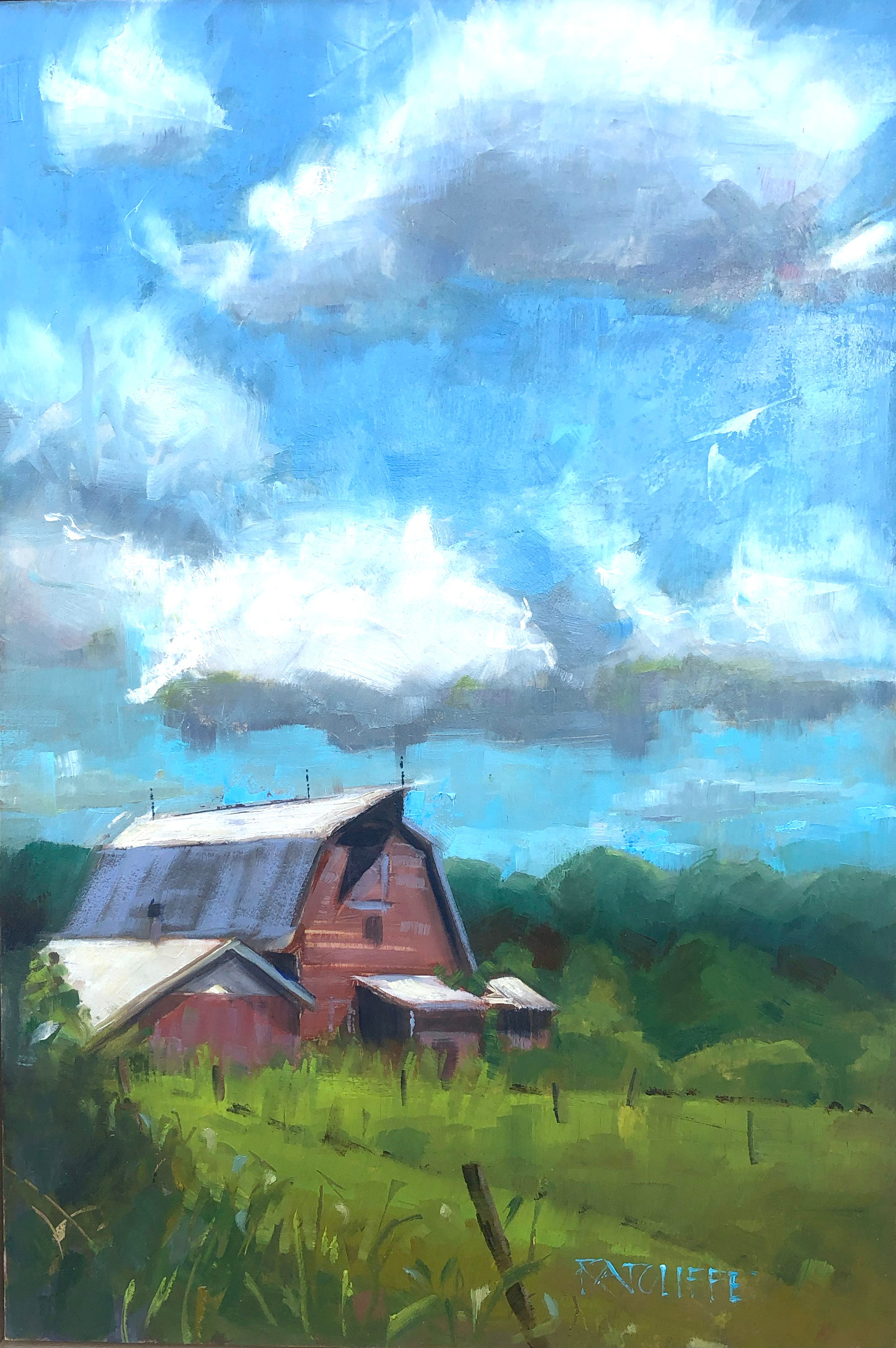 Cloud Cover - 12x18 Framed