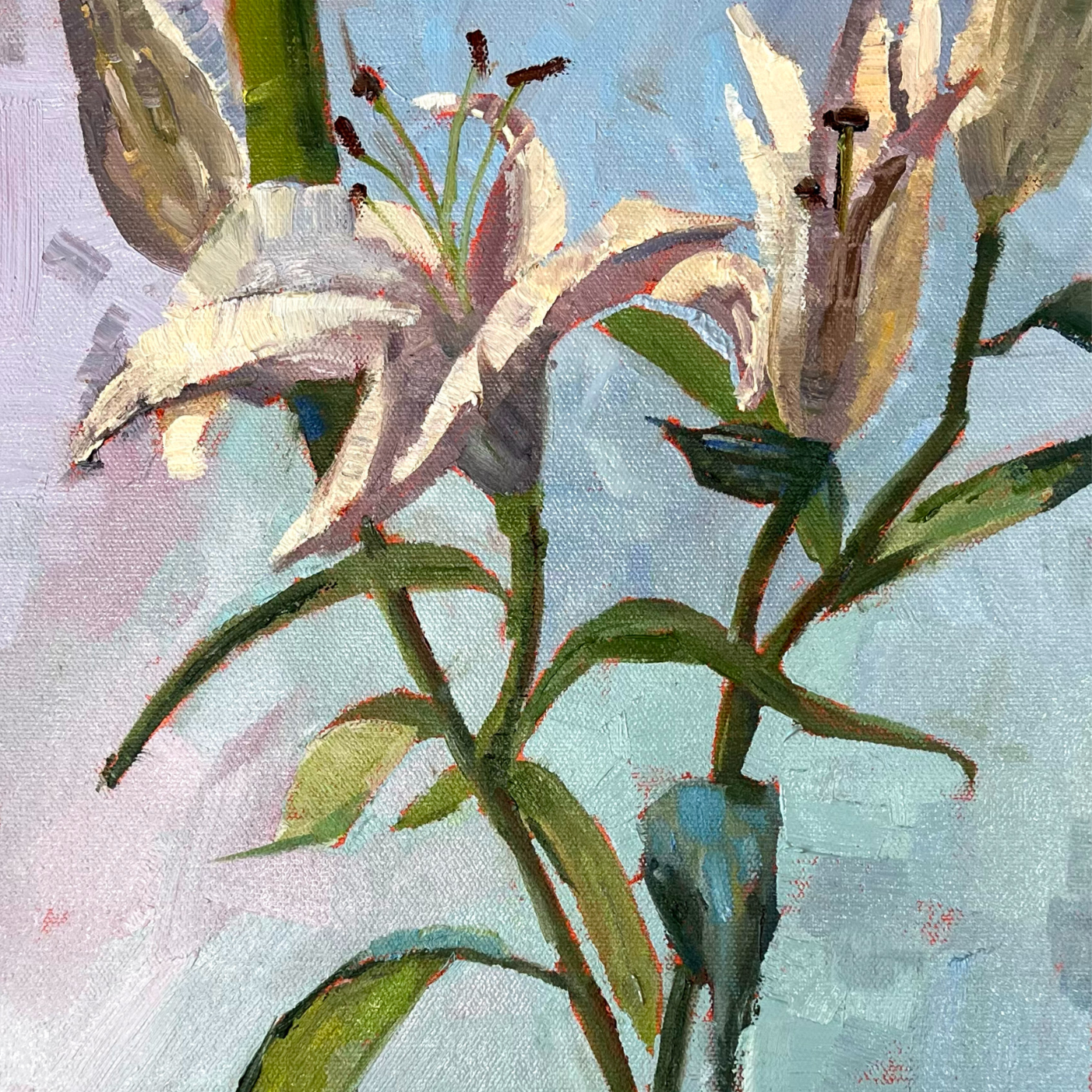 Lily | 12" x 24" | Oil on Deep Canvas | $670