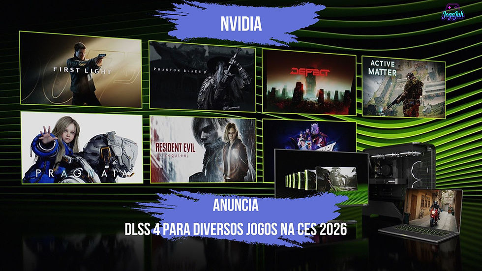 NVIDIA anuncia a chegada do DLSS 4 para diversos jogos na CES 2026