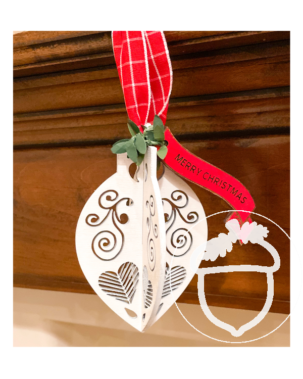 Thumbnail: Folk Art Ornament Set | Digital Pattern File SVG