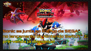Sonic se junta ao line-up da SEGA®️ no lançamento do Nintendo Switch™️ 2