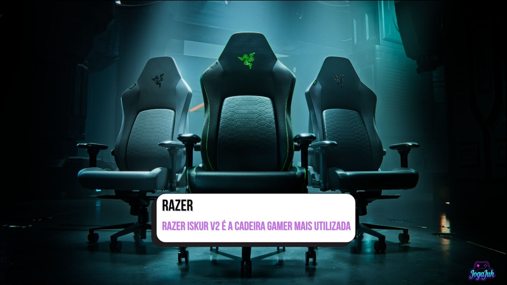 Razer Iskur V2 é a cadeira gamer mais utilizada por profissionais de esports