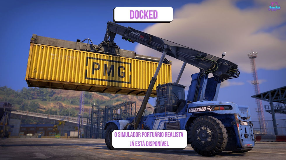 Port Wake te chama! Docked, o simulador portuário realista, já está disponível no PC e consoles