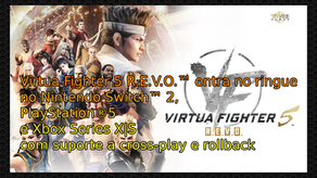 Virtua Fighter 5 R.E.V.O.™ entra no ringue no Nintendo Switch™️ 2, PlayStation®5 e Xbox Series X|S