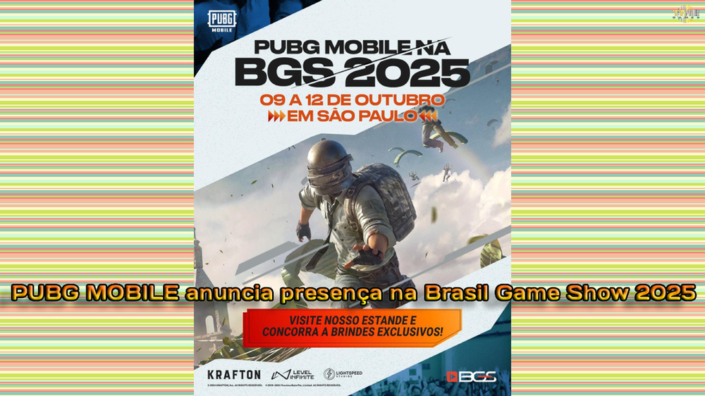 PUBG MOBILE anuncia presença na Brasil Game Show 2025