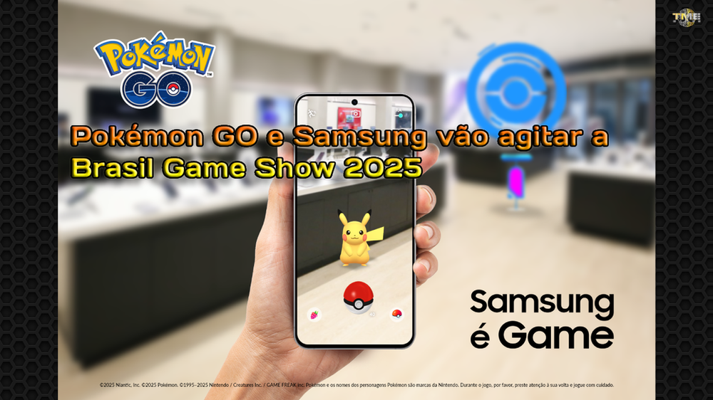 Pokémon GO e Samsung vão agitar a Brasil Game Show 2025