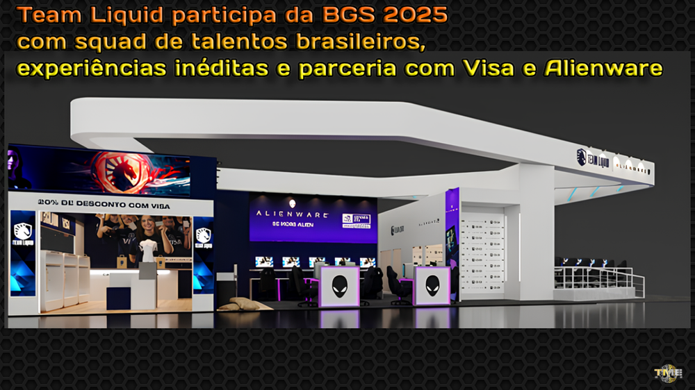 Team Liquid participa da BGS 2025 com squad de talentos brasileiros, experiências inéditas e parceria com Visa e Alienware