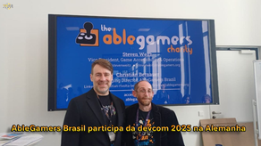 AbleGamers Brasil participa da devcom 2025 na Alemanha