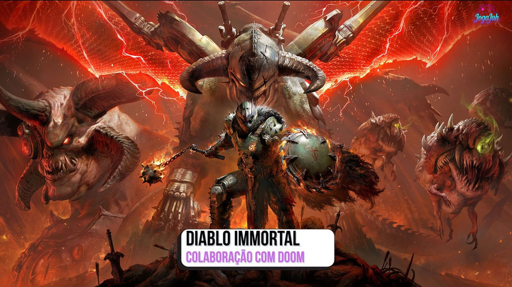 Colaboração Diablo Immortal x DOOM traz o choque de duas visões lendárias do Inferno