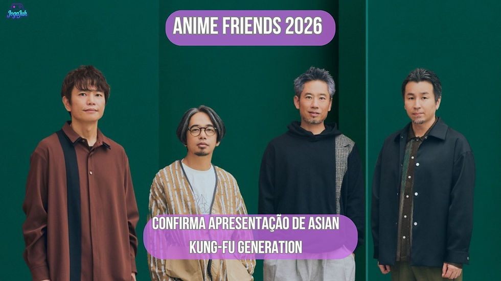 Asian Kung-Fu Generation é confirmada no Anime Friends 2026