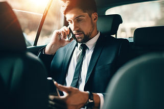 Business Man on phone