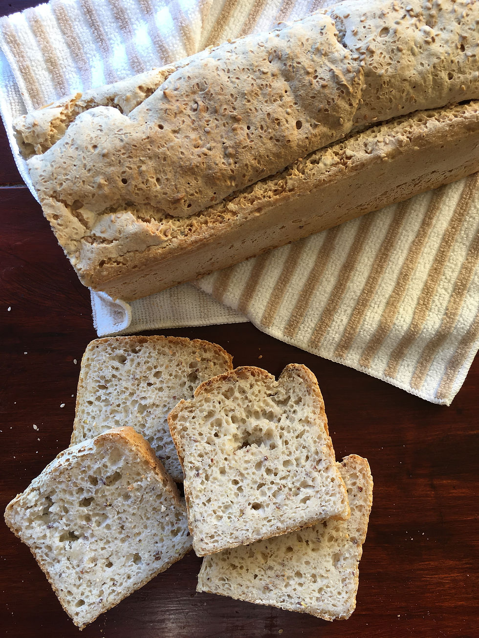 Pan de molde con lino