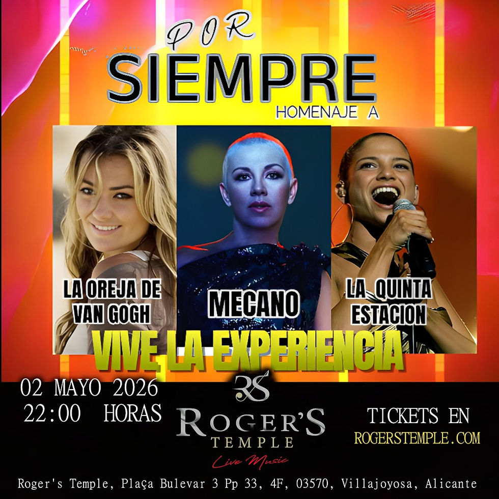 ¡Revive la época dorada del pop! Homenaje "Por Siempre" a Mecano, La Oreja de Van Gogh y La Quinta Estación