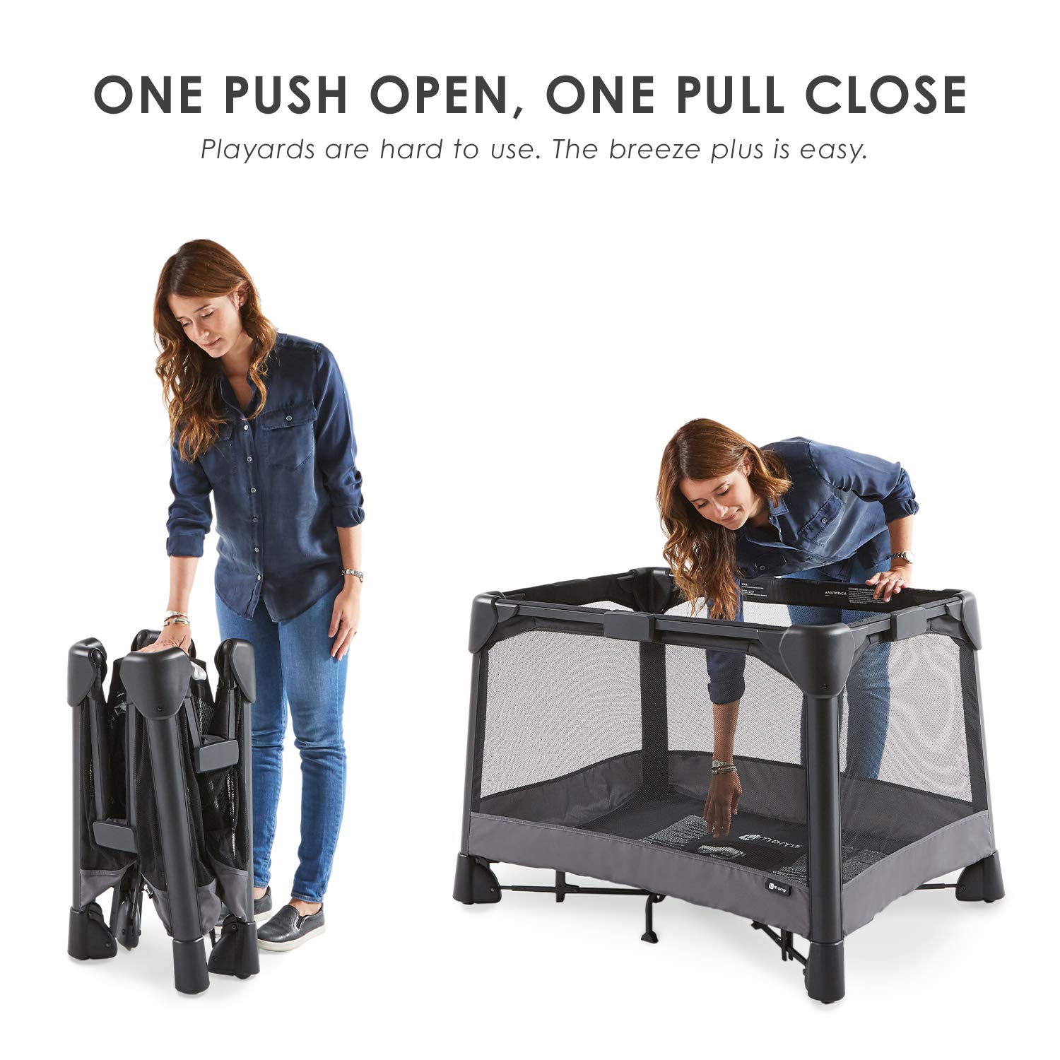 EASIEST FOLD UP PLAYARD/TRAVEL CRIB