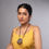 Thumbnail: WHE Multicolor Ajrakh Repurposed Fabric and Wood Round Studs