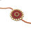 Thumbnail: Whe Set of 2 Handmade Kundan and Mirror Multicolor Rakhi Combo
