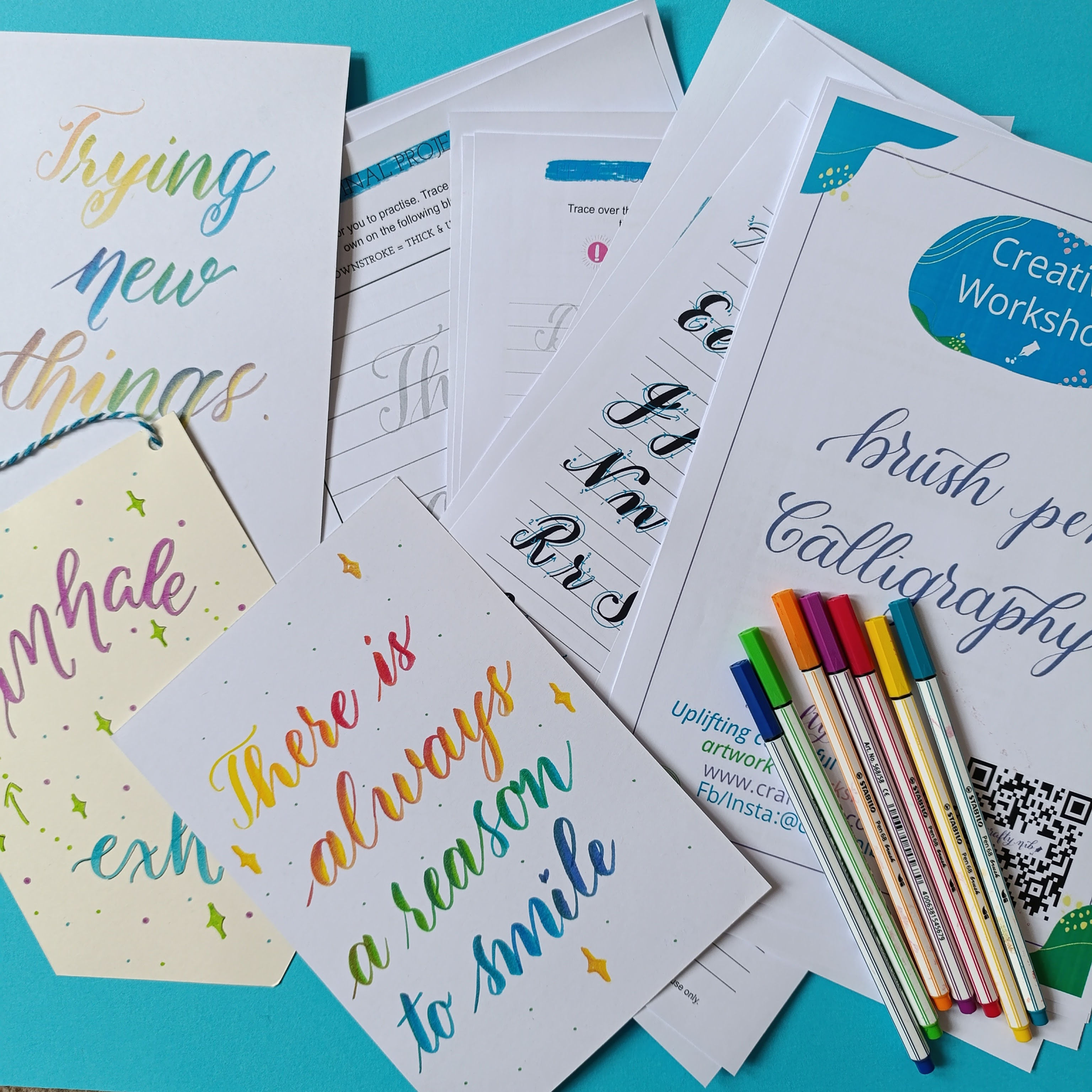 24th May |  Brush pen Calligraphy  - the Old Barn, Edinburgh