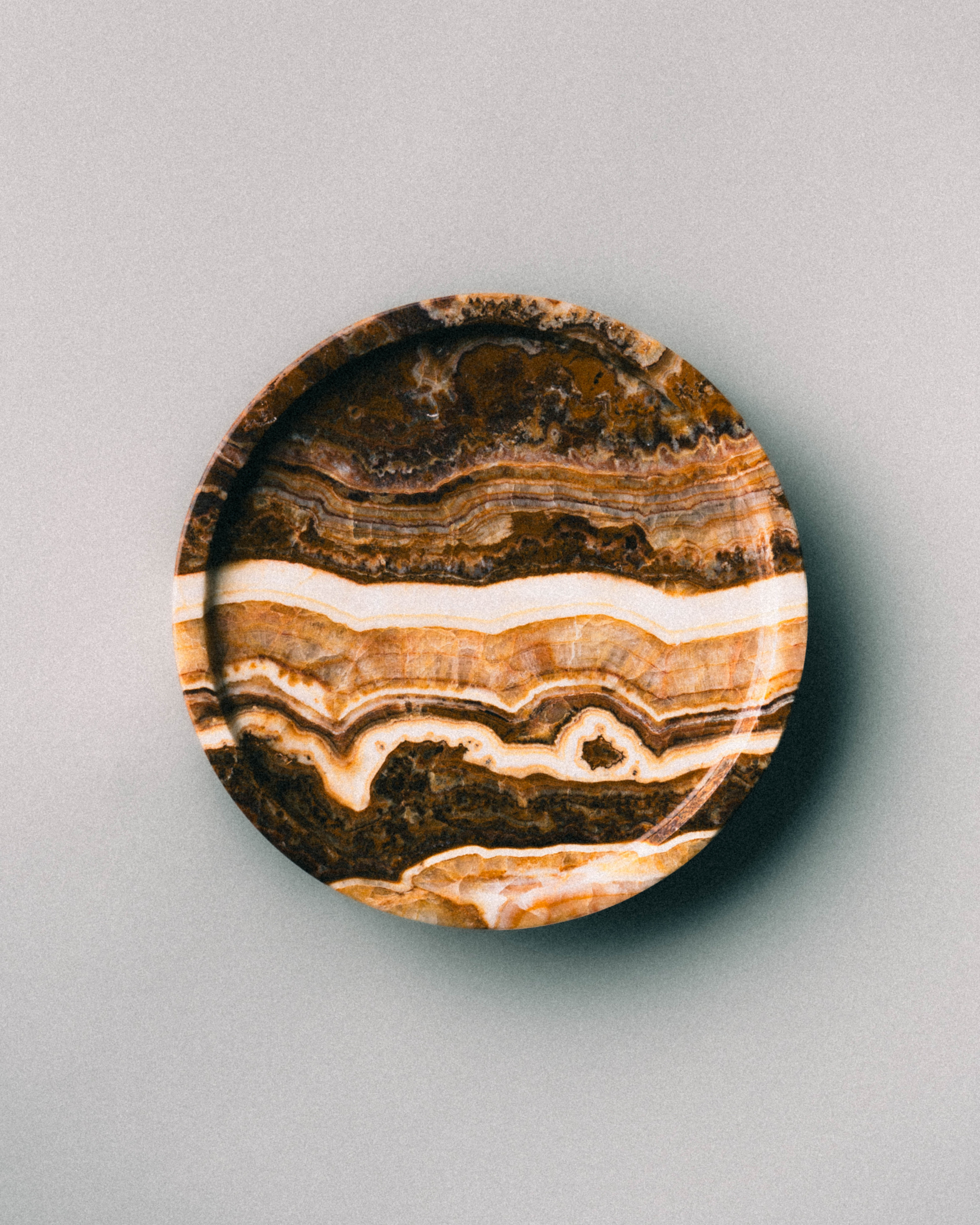 Round Marble Tray