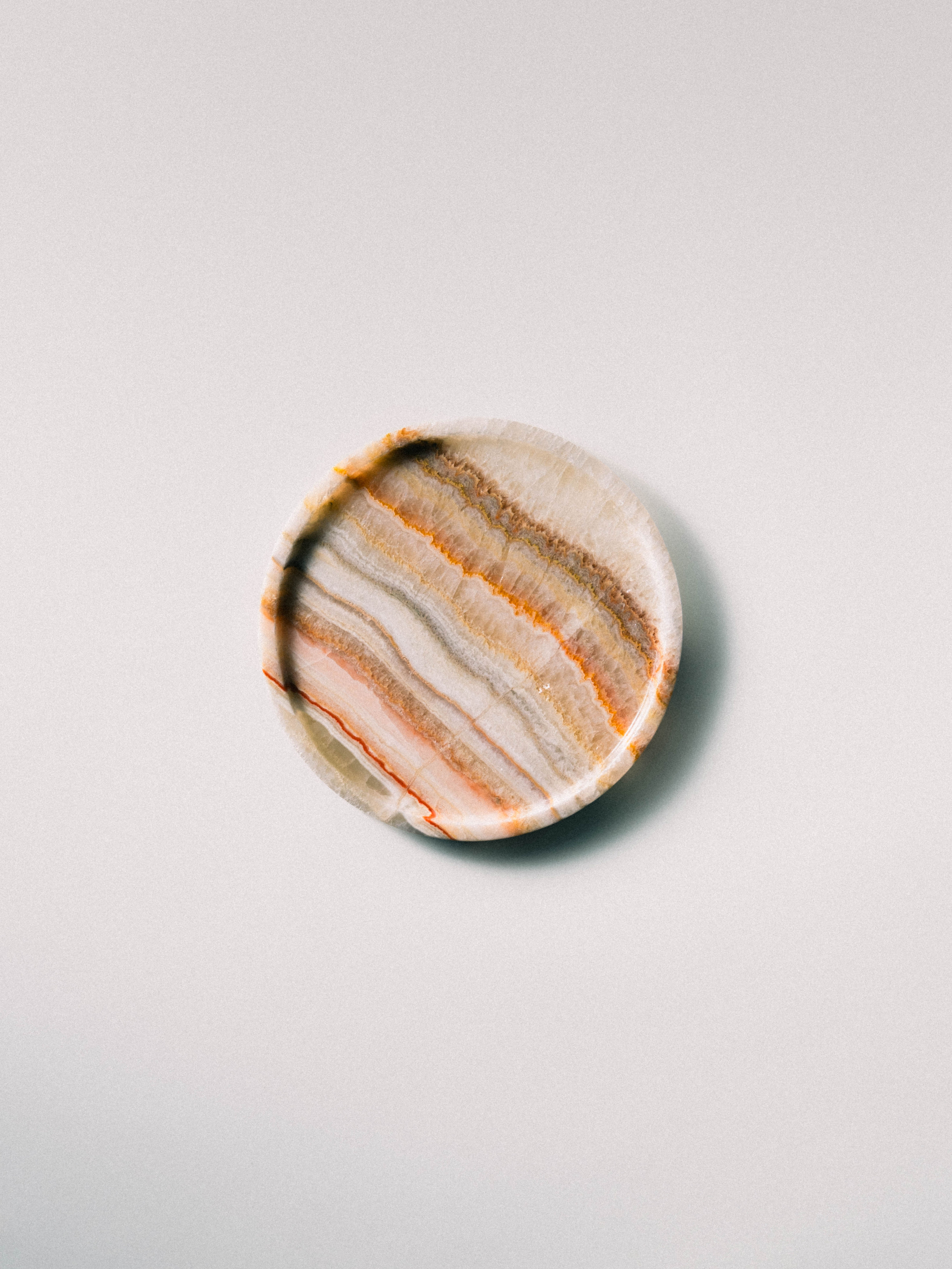Round Marble Tray