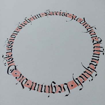 Weihnachtliche Fraktur