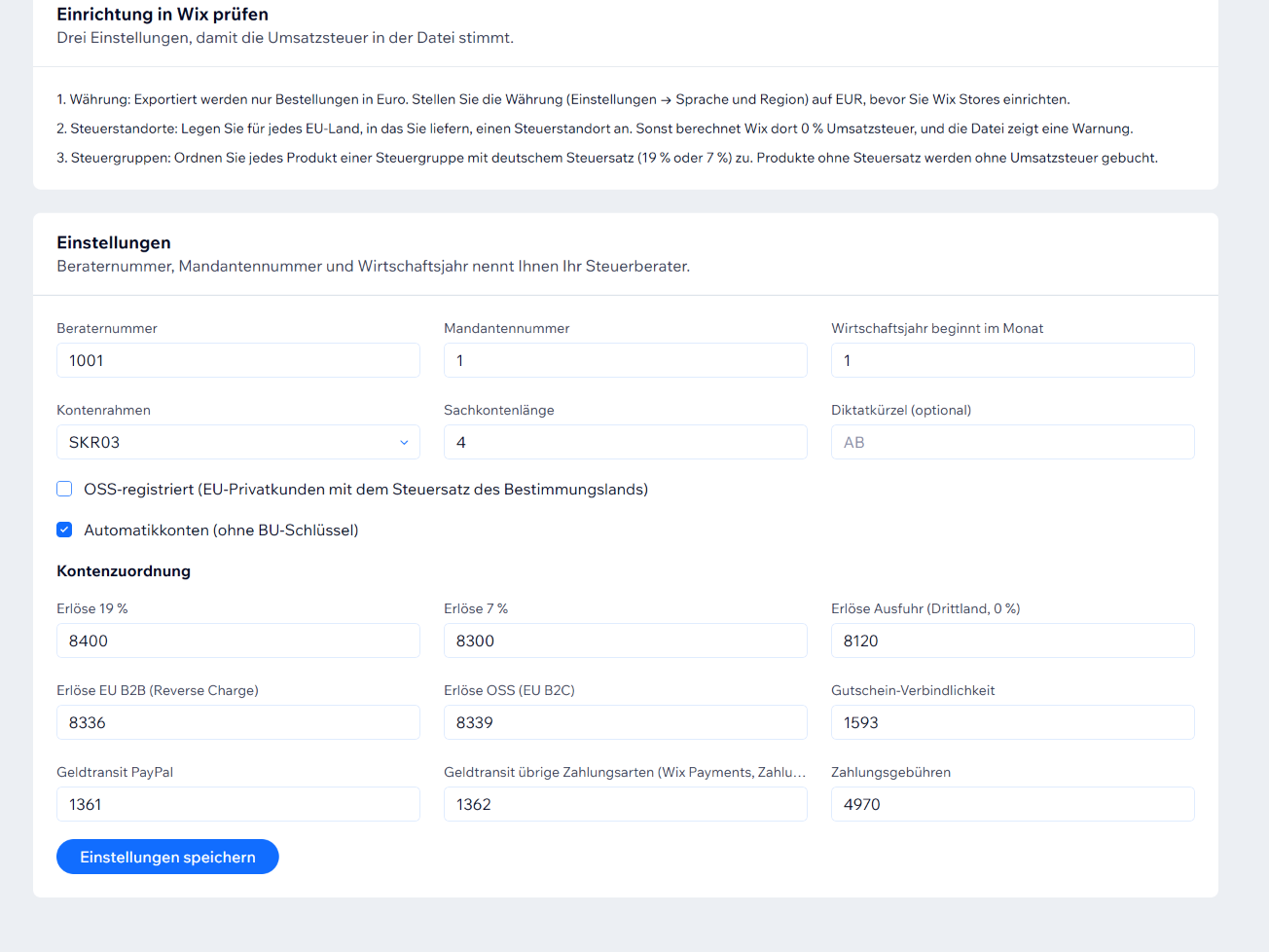 Export für DATEV screenshot 3