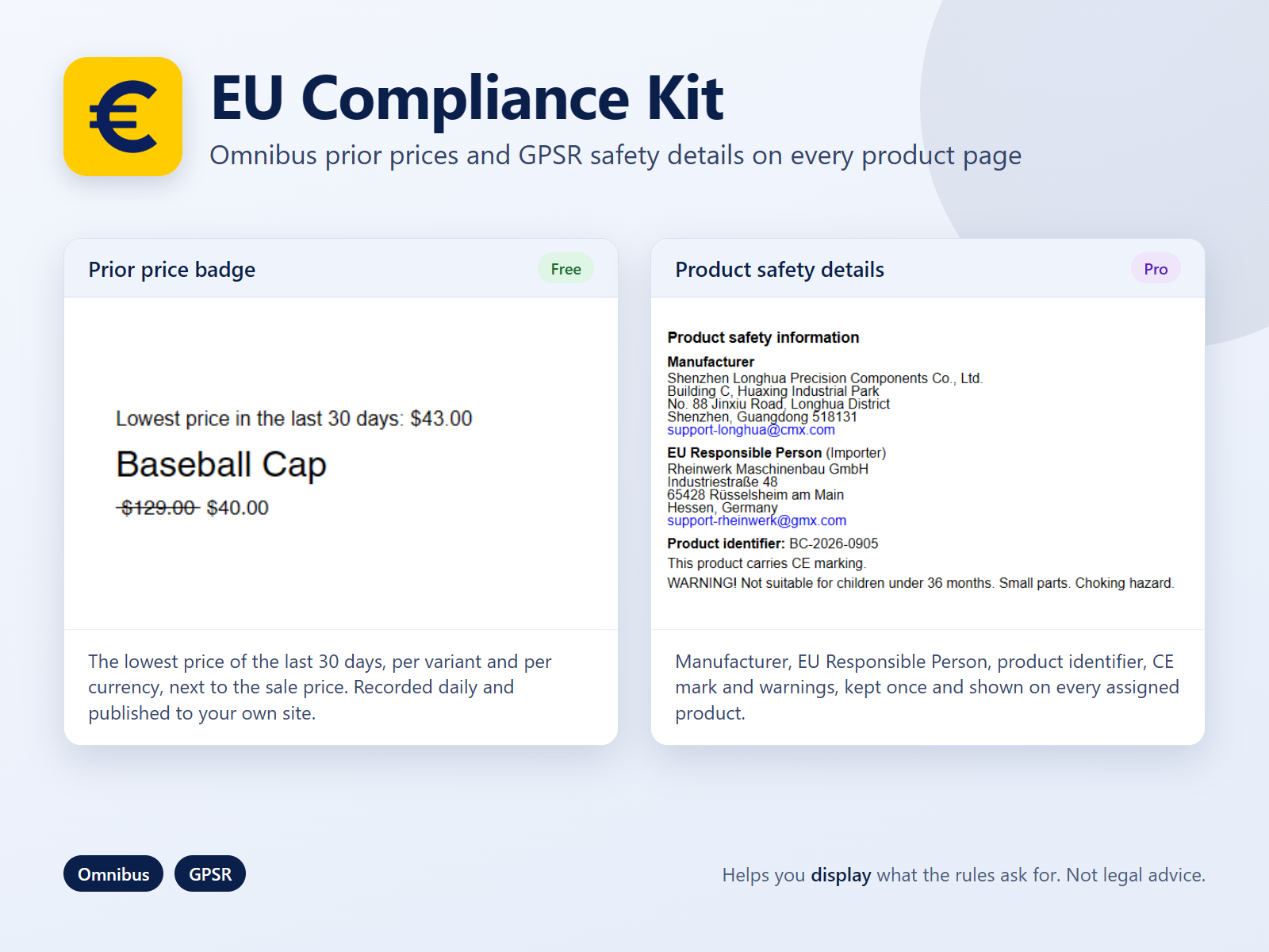 EU Compliance Kit screenshot 1