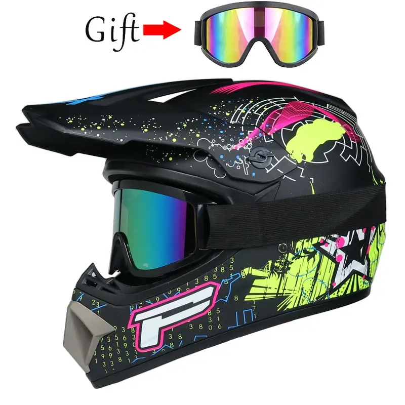 Capacete Infantil Off-road para Motocross, Downhill e Mountain Bike — Proteção