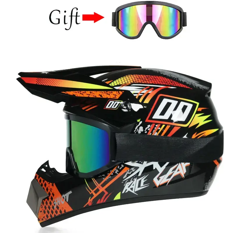 Capacete Infantil Off-road para Motocross, Downhill e Mountain Bike — Proteção