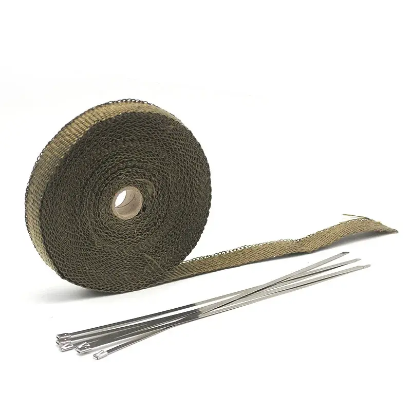 Fita Térmica ZSDTRP para Escapamento — 5 m, 10 m ou 15 m | Proteção contra Calor