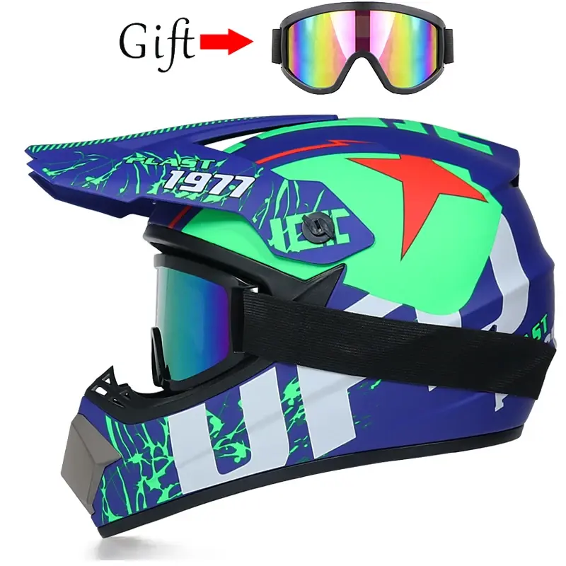 Capacete Infantil Off-road para Motocross, Downhill e Mountain Bike — Proteção
