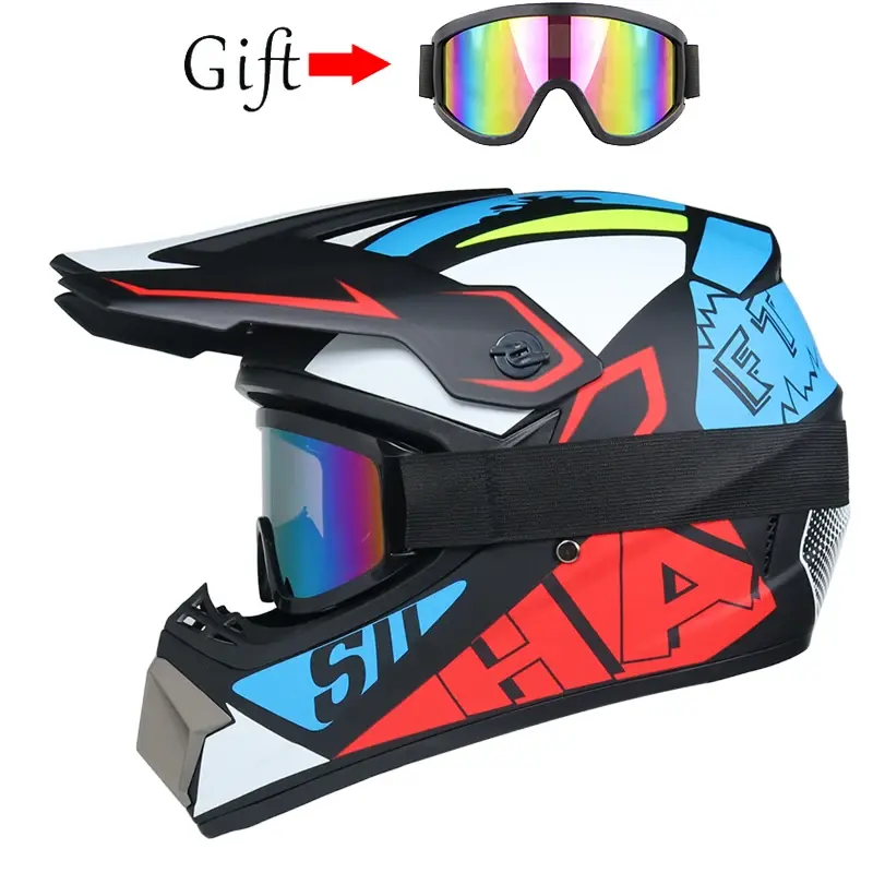 Capacete Infantil Off-road para Motocross, Downhill e Mountain Bike — Proteção