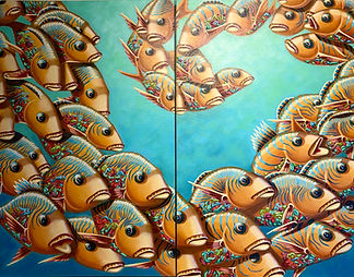 Chromatic current of the Keys - Collection KeyWest - Alicia Zemanek