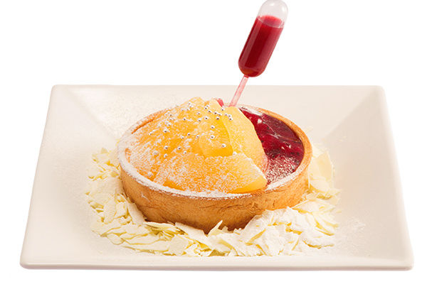 Apple & Dragonfruit Tart