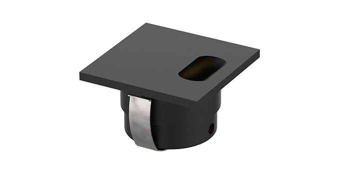 BALISE ENCASTRÉE CARRÉE LED 3V DC 2W 45mm MYA - MYC