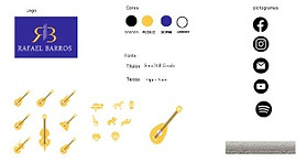 Study of graphic elements for a website