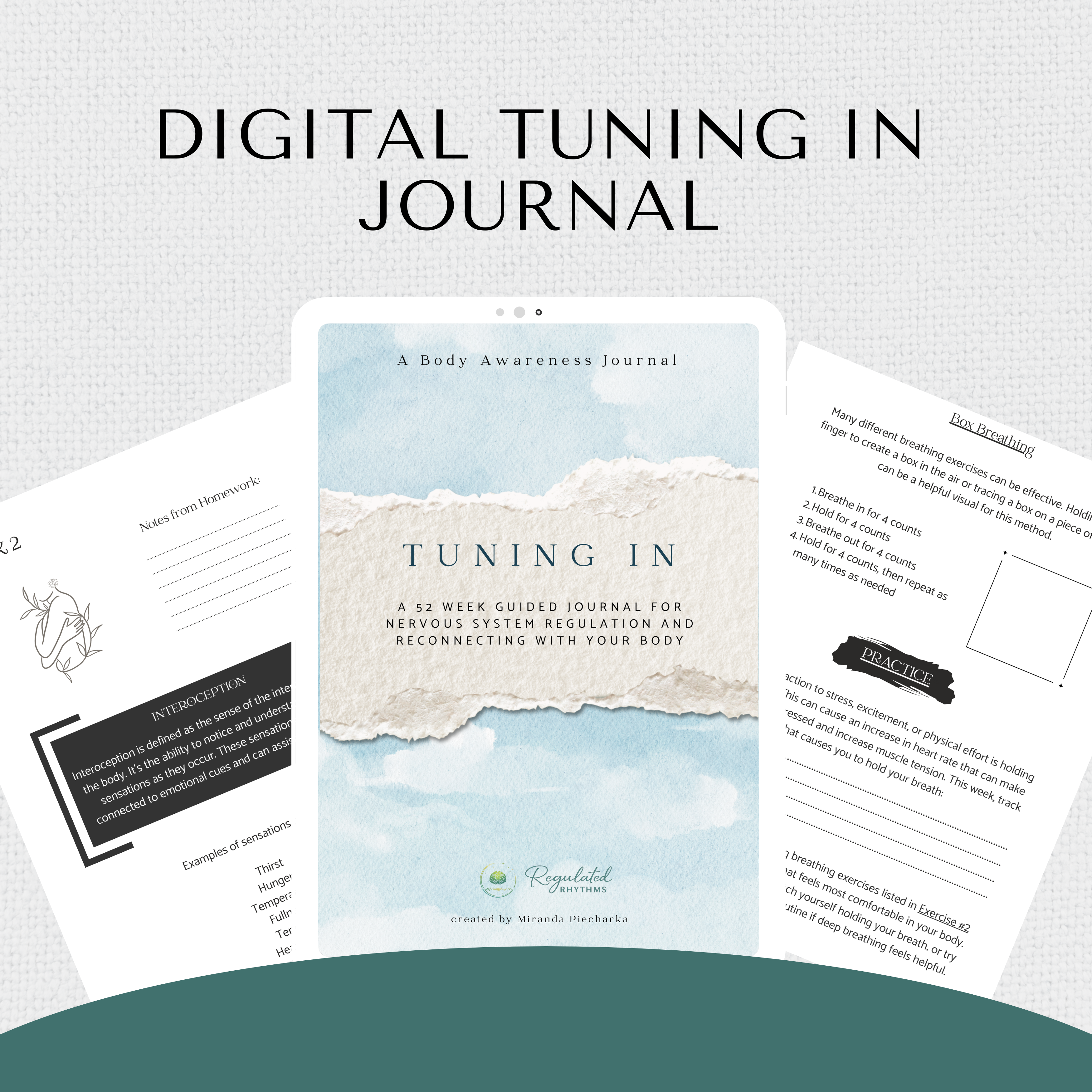 Tuning In: A Body Awareness Digital Journal