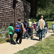 a group of kids and adults on an outing