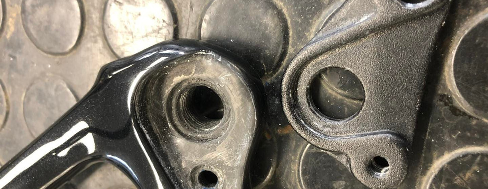 specialized tarmac dropout damage carbon bike repair