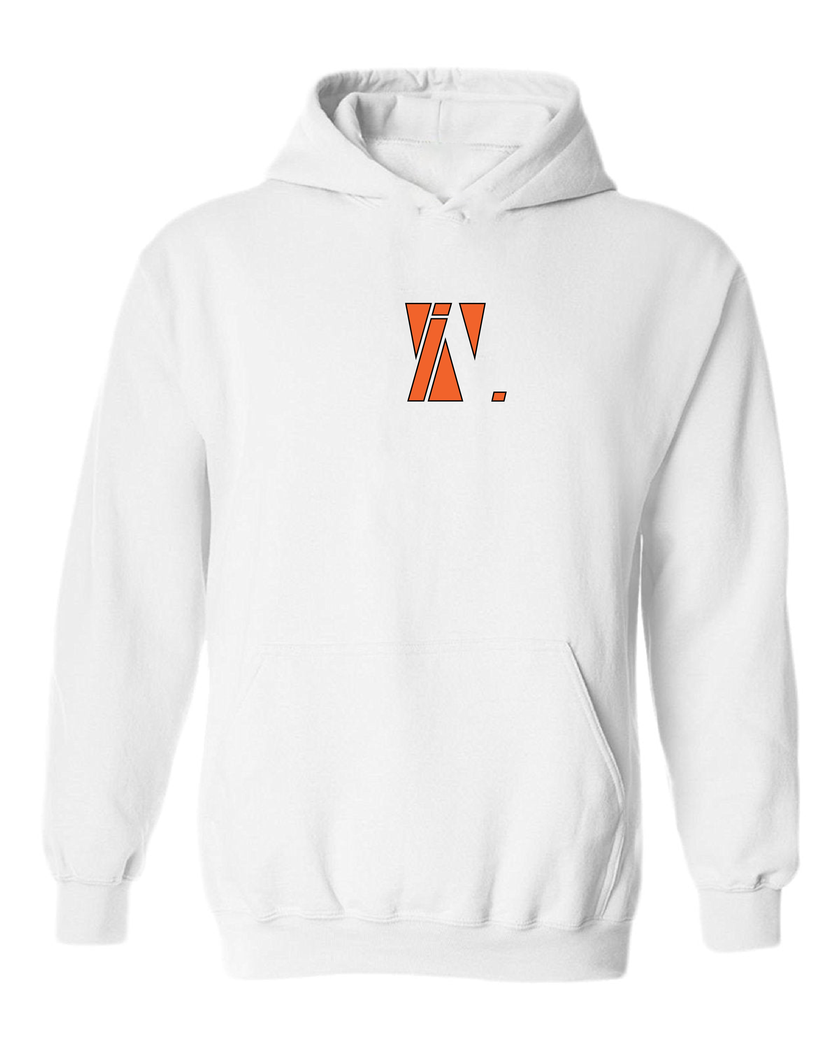 White Hoodie, Orange, Origin