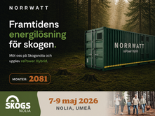 NorrWatt på Skogsnolia 2026 – möt oss i monter 2081!