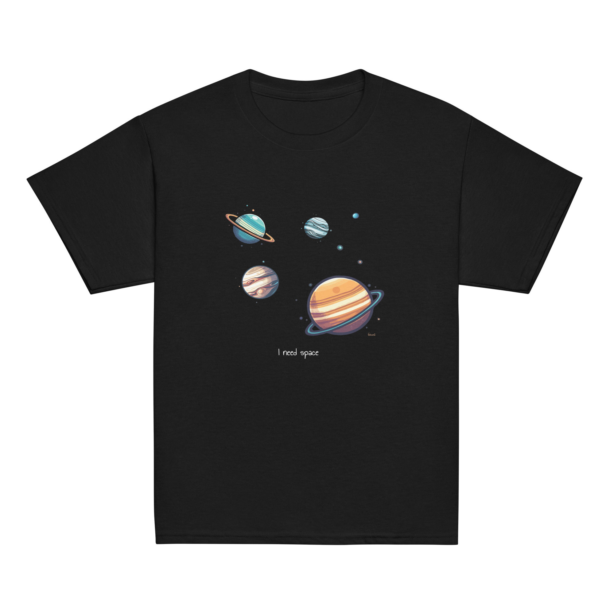 I Need Space Planets - unisex kid's t-shirt
