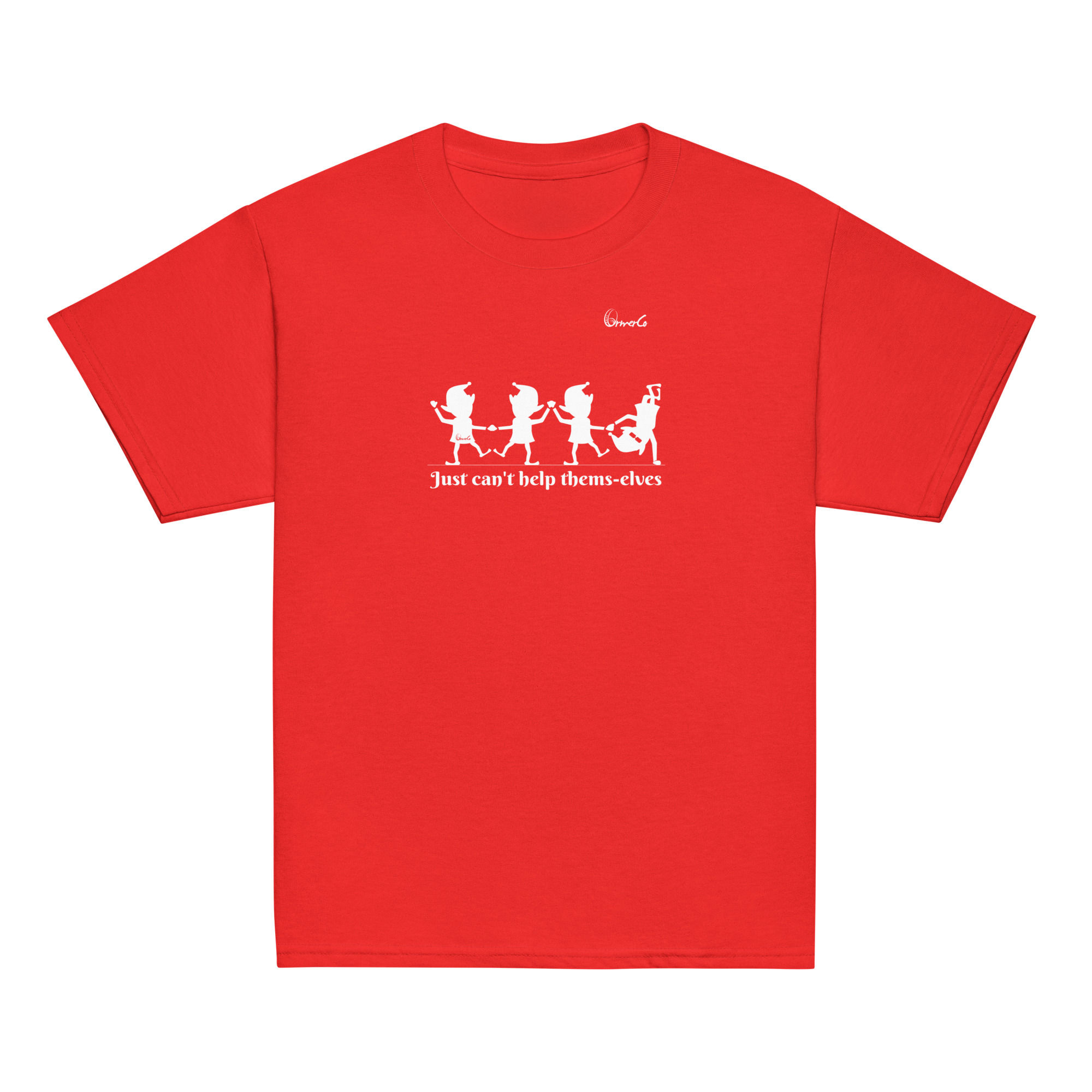 Dancing Christmas Elves - Childrens T-shirt