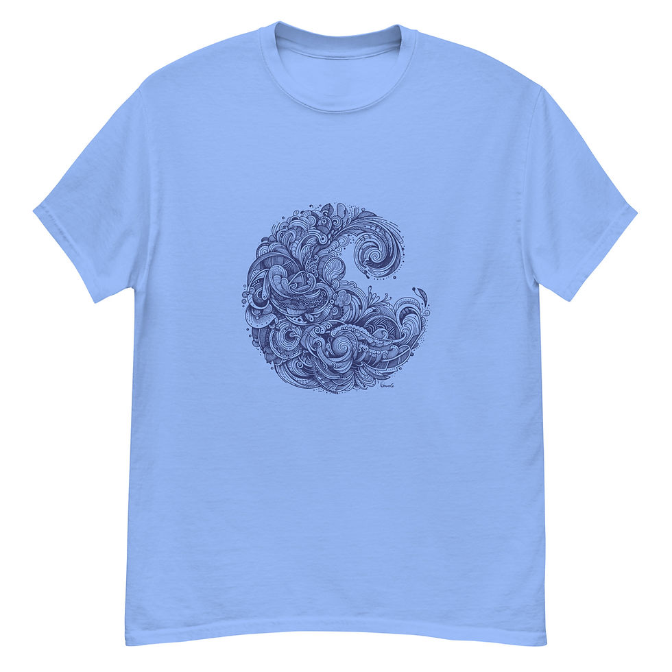 Thumbnail: Doodle Moon - Unisex T-shirt