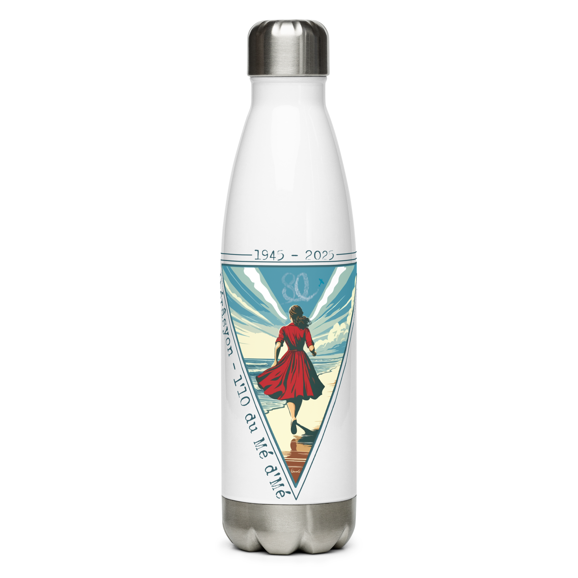 Liberation 80th Sark (Sercquiais) - Stainless steel water bottle