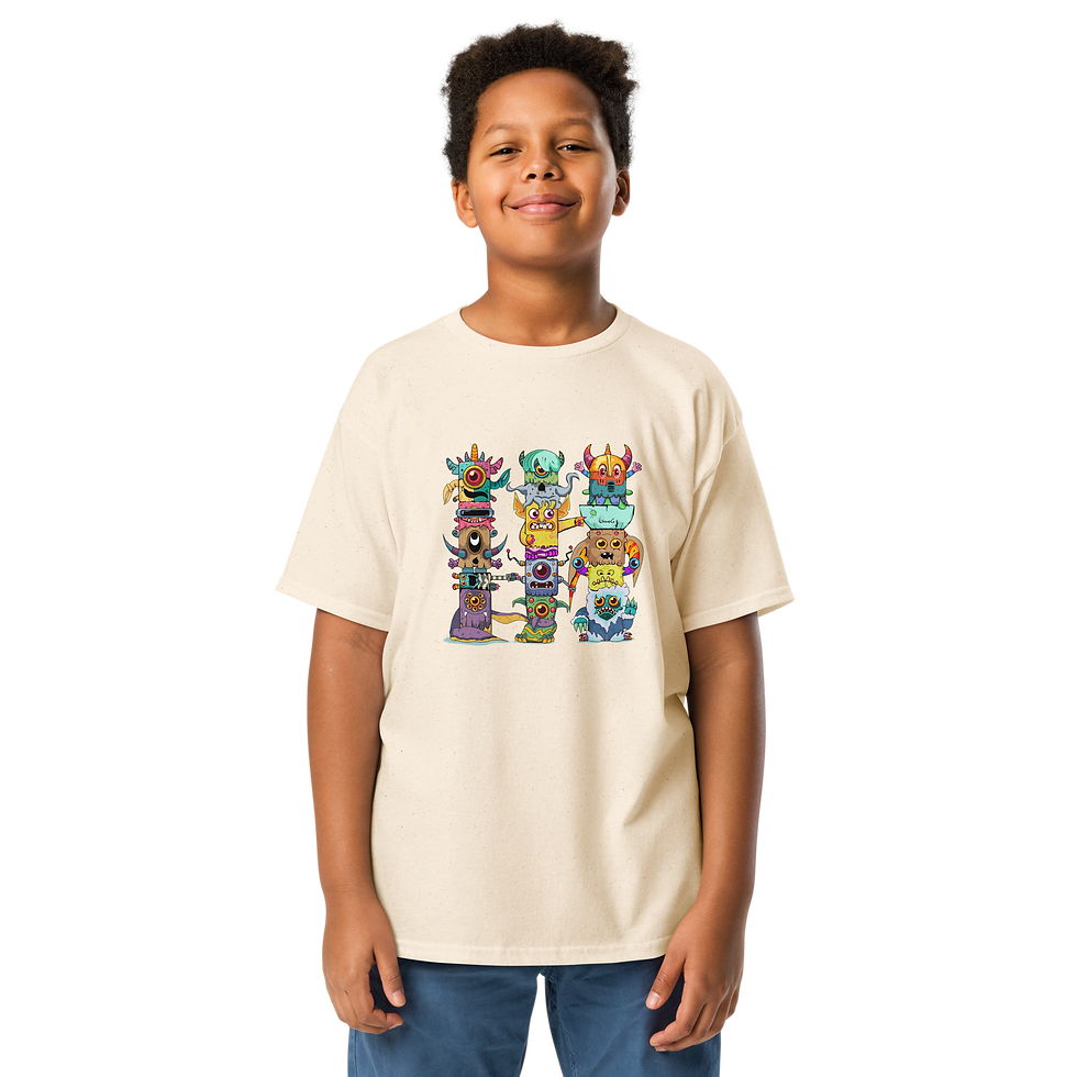 Thumbnail: Monster Stack 2 - unisex kid's t-shirt