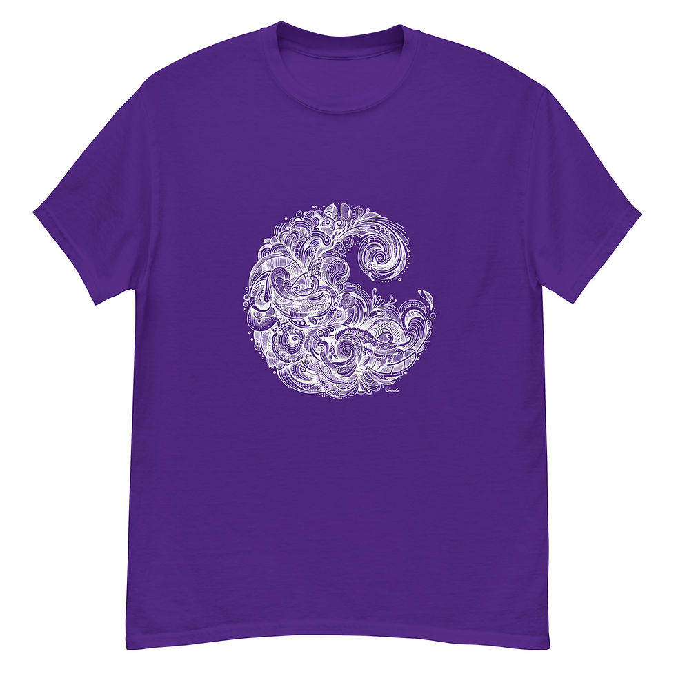 Thumbnail: Doodle Moon - Unisex T-shirt