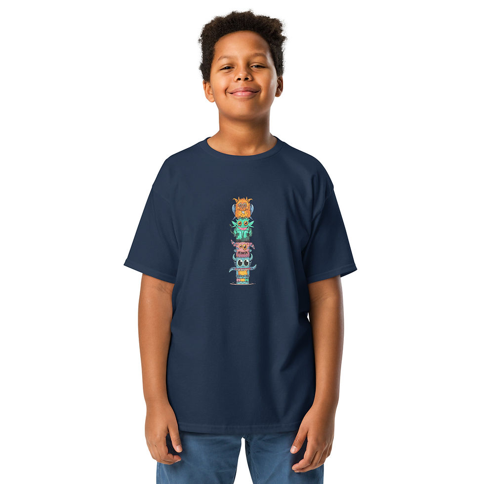 Thumbnail: Monster Stack 3 - unisex kid's t-shirt