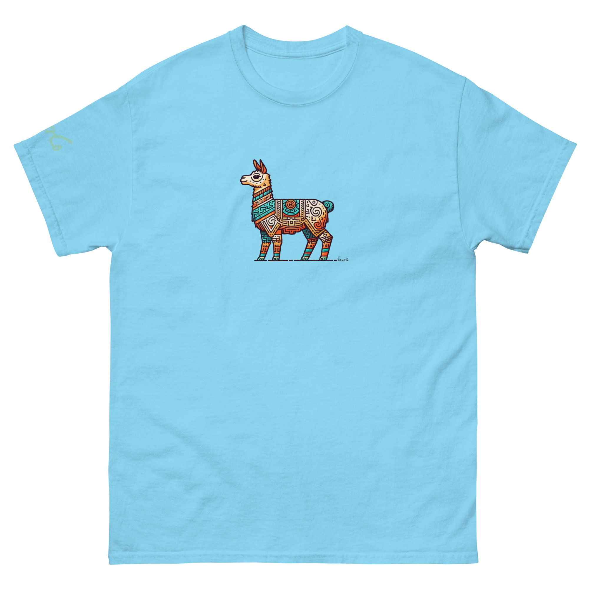Aztec Llama - unisex t-shirt