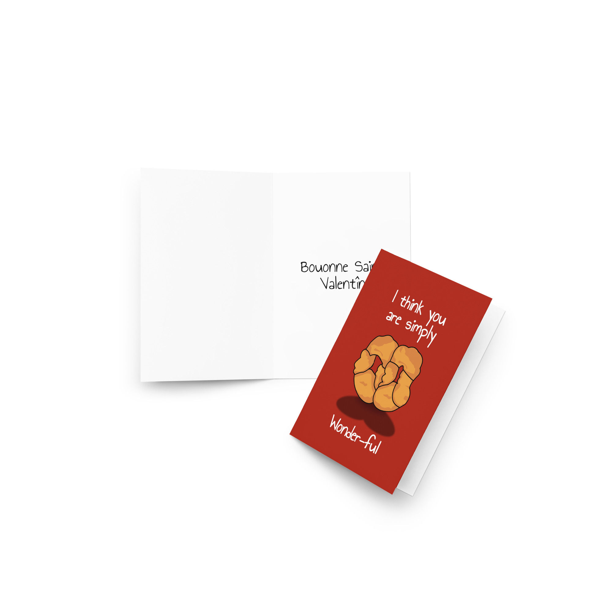 I Think You Are Simply Wonderful - Valentines Card
